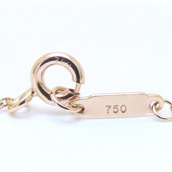 TIFFANY Authentic 18k Pink Heart Necklace - Picture 5 of 9